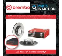 2x Brake Discs Pair Solid Rear 286mm 08.9769.11 Brembo Set 8J0615601 Quality New