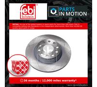 Febi 24382 Brake Disc Rear High Performance Fits Seat Toledo 2006 - 2009