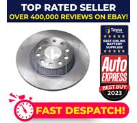 2x Brake Discs Pair Solid Rear 286mm 24382 Febi Set 1K0615601M Quality New