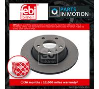 Ferdinand Bilstein Brake Disc Set 43856 - Rear, 5 Holes - Set of 2