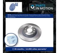 Blue Print Brake Discs ADV184307 (1K0615601M) – Solid Rear 286mm – Pair