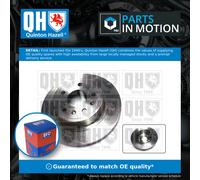 2x Brake Discs Pair Solid Rear 286mm BDC5192 Quinton Hazell Set 4907523 5057476