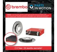 2x Brake Discs Pair Solid Rear 288mm 08.A332.11 Brembo Set 8E0615601M Quality