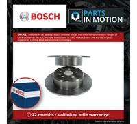 2x Brake Discs Pair Solid Rear 288mm 0986479243 Bosch Set 4243120430 BD5513 New
