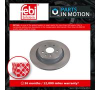 2x Brake Discs Pair Solid Rear 288mm 107720 Febi Set 013509120 013515914 Quality
