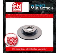 2x Brake Discs Pair Solid fits PEUGEOT 508 Mk1 1.6D Rear 10 to 18 289.7mm Set