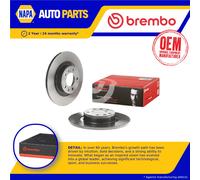2x Brake Discs Pair Solid Rear 290mm 08.A615.11 Brembo Set 1642773580 4249G2 New