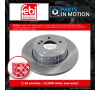 2x Brake Discs Pair Solid Rear 290mm 17829 Febi Set A2104230512 2104230512 New