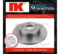 2x Brake Discs Pair Solid Rear 290mm 203342 NK Set 1244231112 2034230412 Quality