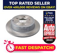 2x Brake Discs Pair Solid fits TOYOTA COROLLA VERSO AUR10 2.2D Rear 05 to 09 Set