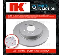 2x Brake Discs Pair Solid Rear 290mm 312291 NK Set 432064CE0B 432064EA0A Quality