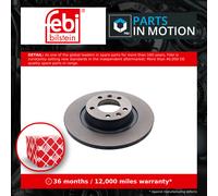 febi bilstein 44064 Brake Disc Set (2 Brake Disc) rear, full, No. of Holes 5