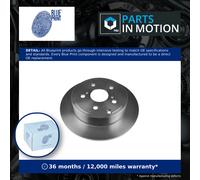 2x Brake Discs Pair Solid Rear 290mm ADT343196 Blue Print Set 424310F010 Quality