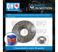 2x Brake Discs Pair Solid Rear 290mm BDC4726 Quinton Hazell Set FTC1381 FTC461