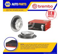 2x Brake Discs Pair Solid Rear 291mm 08.A635.11 Brembo Set 4243130280 4243130300