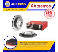2x Brake Discs Pair Solid Rear 292mm 08.A970.11 Brembo Set 13501302 13502198 New