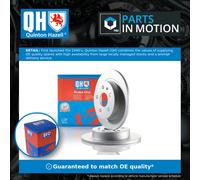 2x Brake Discs Pair Solid Rear 292mm BDC5784 Quinton Hazell Set 569025 569127