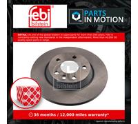 2x Brake Discs Pair Solid Rear 294mm 23564 Febi Set 1110251 1140278 7D0615601C