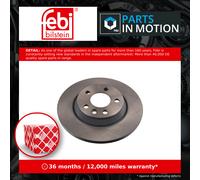 2x Brake Discs Pair Solid Rear 294mm 23564 Febi Set 1110251 1140278 7D0615601C