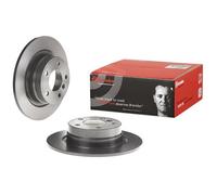 2x Brake Discs Pair Solid Rear 296mm 08.A205.11 Brembo Set 34214031275 Quality