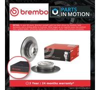 2x Brake Discs Pair Solid Rear 296mm 08.A205.11 Brembo Set 34214031275 Quality