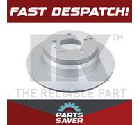 2x Brake Discs Pair Solid Rear 296mm 314833 NK Set 271794 2717940 31262099 New