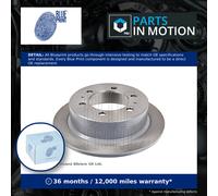 2x Brake Discs Pair Solid fits SSANGYONG MUSSO FJ 2.3D Rear 95 to 99 OM601.940