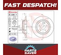 2x Brake Discs Pair Solid Rear 300mm 08.C065.11 Brembo Set 4474230012 Quality