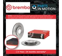 2x Brake Discs Pair Solid Rear 300mm 08.D221.11 Brembo Set 58411D4650 Quality