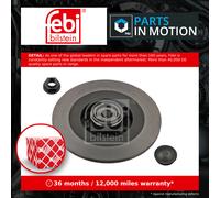 febi bilstein 38303 Brake Disc with bearing and ABS pulse ring (1 Brake Disc) rear, full, No. of Holes 5