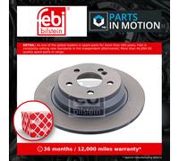 2x Brake Discs Pair Solid Rear 300mm 43899 Febi Set A2304230712 2304230712 New