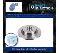 2x Brake Discs Pair Solid Rear 300mm ADR164322 Blue Print Set 8200736267 Quality