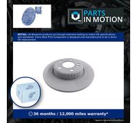 2x Brake Discs Pair Solid Rear 300mm ADU1743119 Blue Print Set A0004230512 New