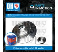 2x Brake Discs Pair Solid Rear 300mm BDC3640 Quinton Hazell Set 34211156668 New