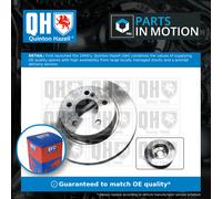 2x Brake Discs Pair Solid Rear 300mm BDC5862 Quinton Hazell Set 2044231512 New