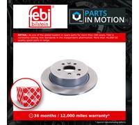 FEBI BILSTEIN 43824 Brake Disc Rear Replacement Fits Land Rover Freelander 2 Van