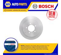 2x Brake Discs Pair Solid Rear 302mm 0986479318 Bosch Set 1611500480 1611667880