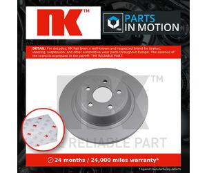 2x Brake Discs Pair Solid Rear 302mm 3125101 NK Set 2016293 5202204 5322977 New