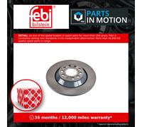 FEBI BILSTEIN 43873 Brake Disc Rear Replacement Fits Audi A6 Allroad C6