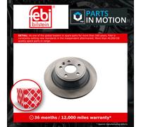 2x Brake Discs Pair Solid Rear 302mm 43883 Febi Set 30769058 31471832 Quality