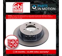 2x Brake Discs Pair Solid fits PEUGEOT 4008 1.8D Rear 2012 on 6HZ(4N13) 302mm