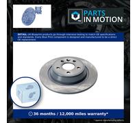 2x Brake Discs Pair Solid Rear 302mm ADF124301 Blue Print Set 1379931 1385590