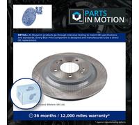 2x Brake Discs Pair Solid Rear 302mm ADG043222 Blue Print Set 58411D3700 Quality