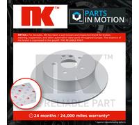 2x Brake Discs Pair Solid fits TOYOTA RAV4 CLA2 2.0D Rear 01 to 05 303mm Set NK