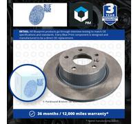Blue Print ADJ134327 Brake Disc Set (2 Brake Disc) rear, full, No. of Holes 5