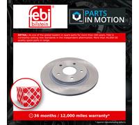2x Brake Discs Pair Solid Rear 305mm 43900 Febi Set K04721677AA K04721996AA New