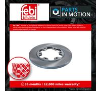 2x Brake Discs Pair Solid Rear 308mm 104498 Febi Set 1815600 2226521 2527114 New