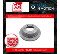 2x Brake Discs Pair Solid Rear 315mm 108435 Febi Set MB618797 Quality Guaranteed