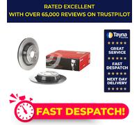 2x Brake Discs Pair Solid Rear 316mm 08.N258.41 Brembo Set 2019881 5310798 New