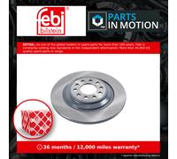 2x Brake Discs Pair Solid Rear 320.2mm 170598 Febi Set 04779886AB 04779886AC New